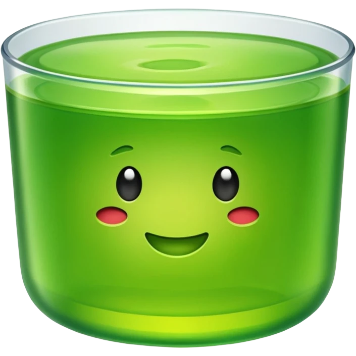 Green jello emoji