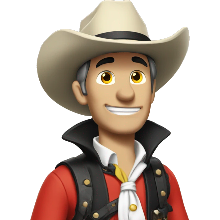 Lucky Luke Red Kit cartoons emoji