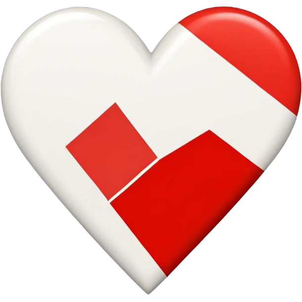 suprematism heart emoji