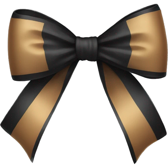 Black bow  emoji