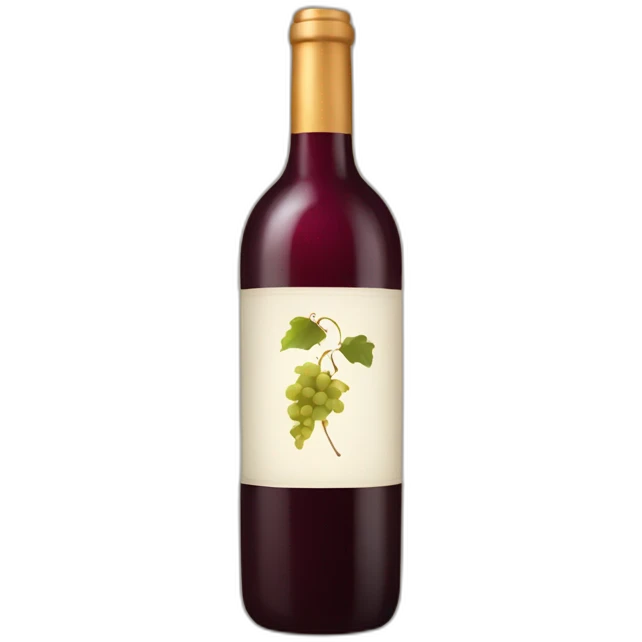wine bottle emoji