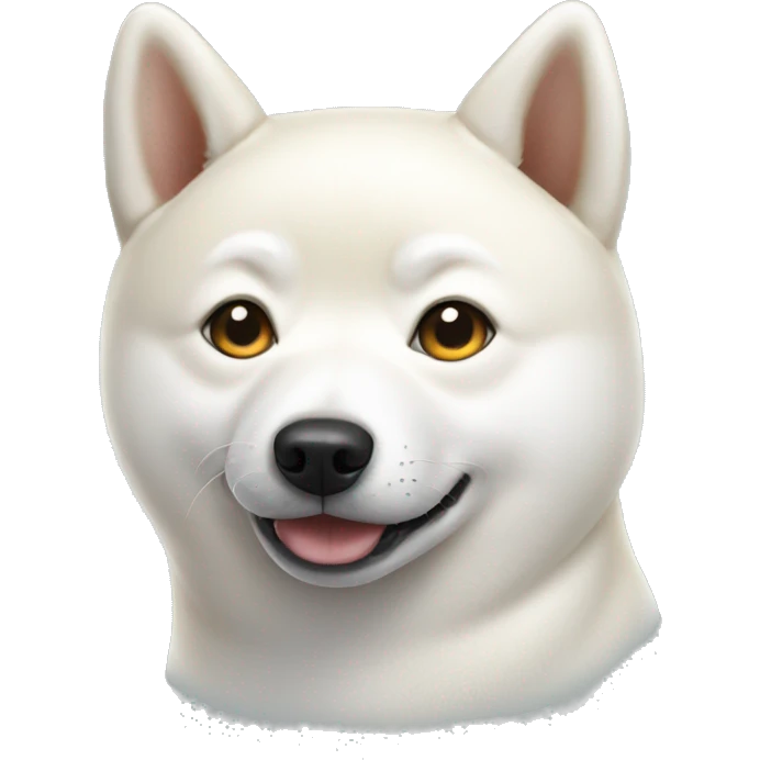 white shiba inu emoji
