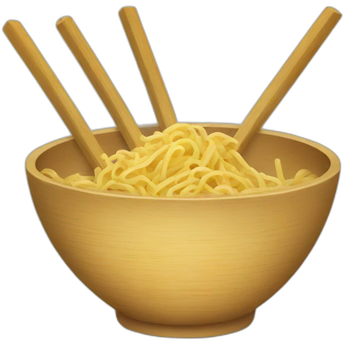 pasta wok with sticks emoji