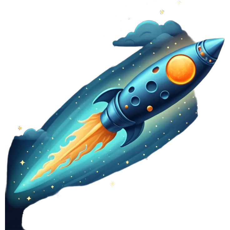 Vintage Planet comet. emoji