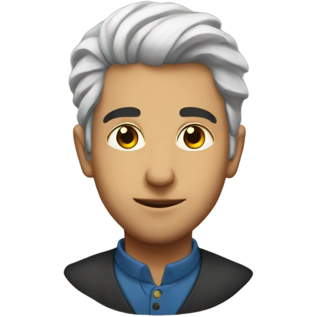 mavi kardan adam emoji