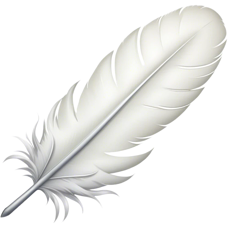 White feathers emoji