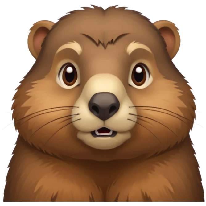 unimpressed and bored marmot emoji
