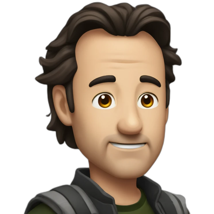 jonh cusack con nariz torcida a la derecha emoji