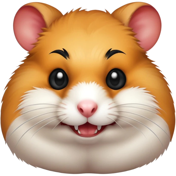Evil hamster emoji