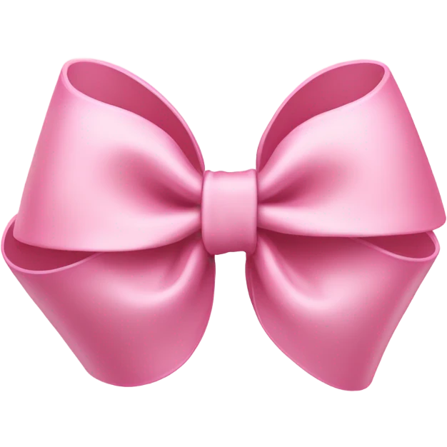 light pink bow on light pink bow emoji