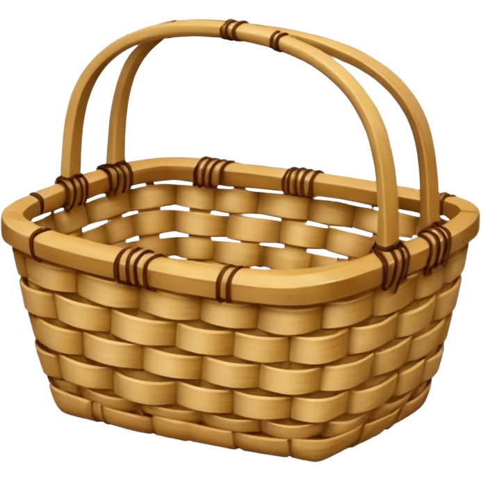 Bamboo basket emoji