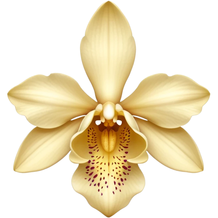 Beige orchid  emoji