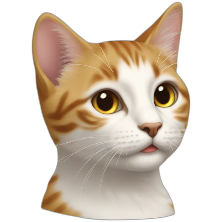 Gatto allegro sdraiato emoji