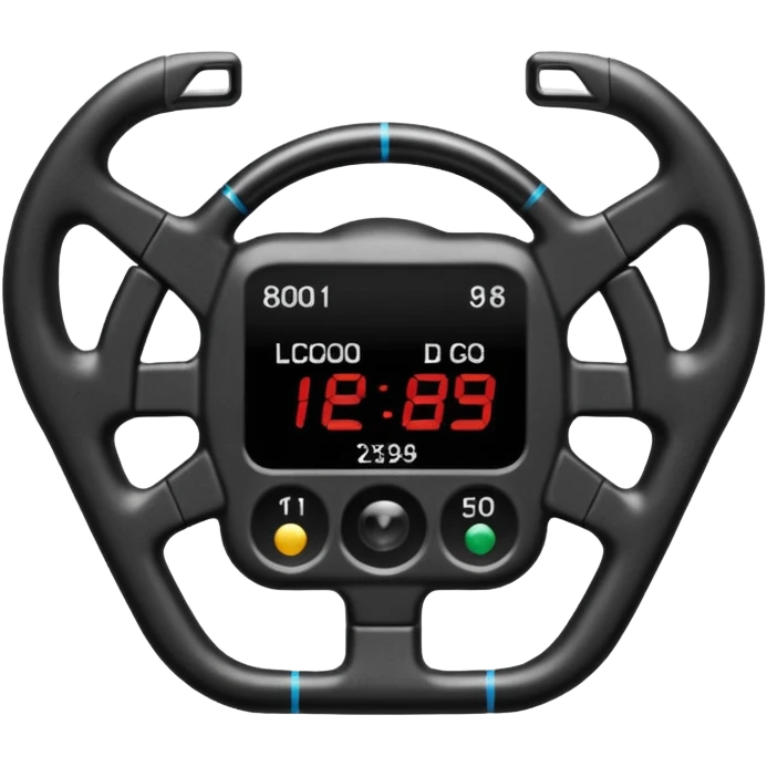 Volant de formule 1 rectangulaire  emoji