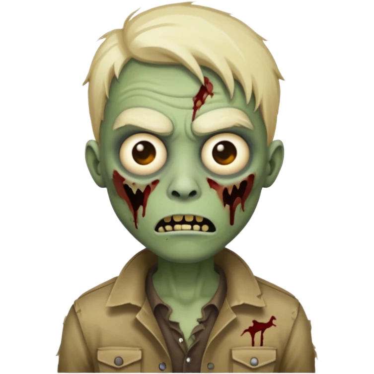 make a desinger zombie emoji emoji