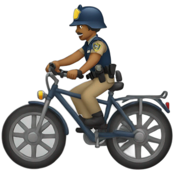 Police wheeling emoji