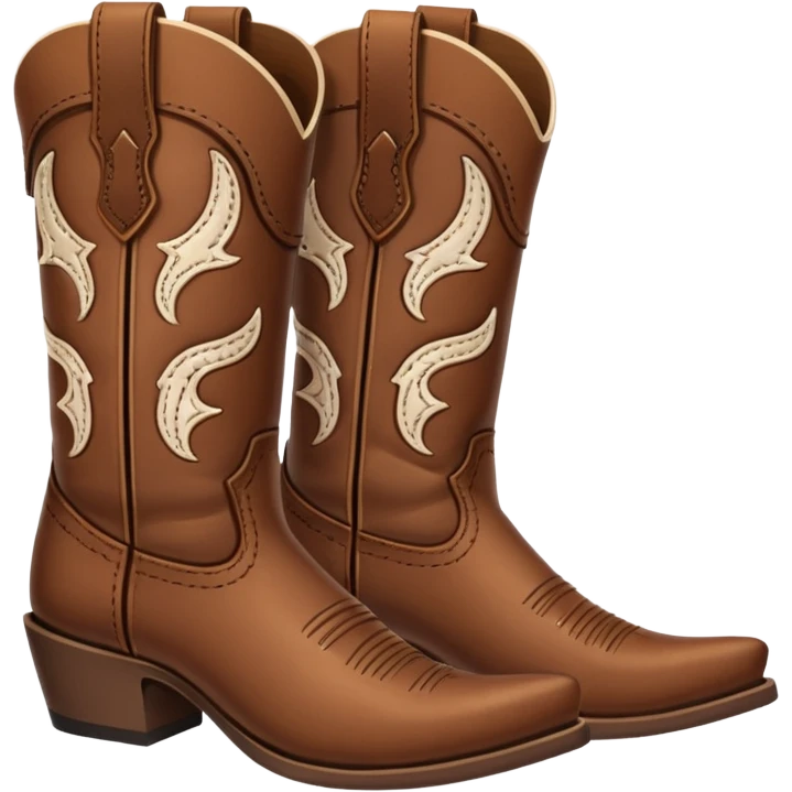 Pair of western boots emoji