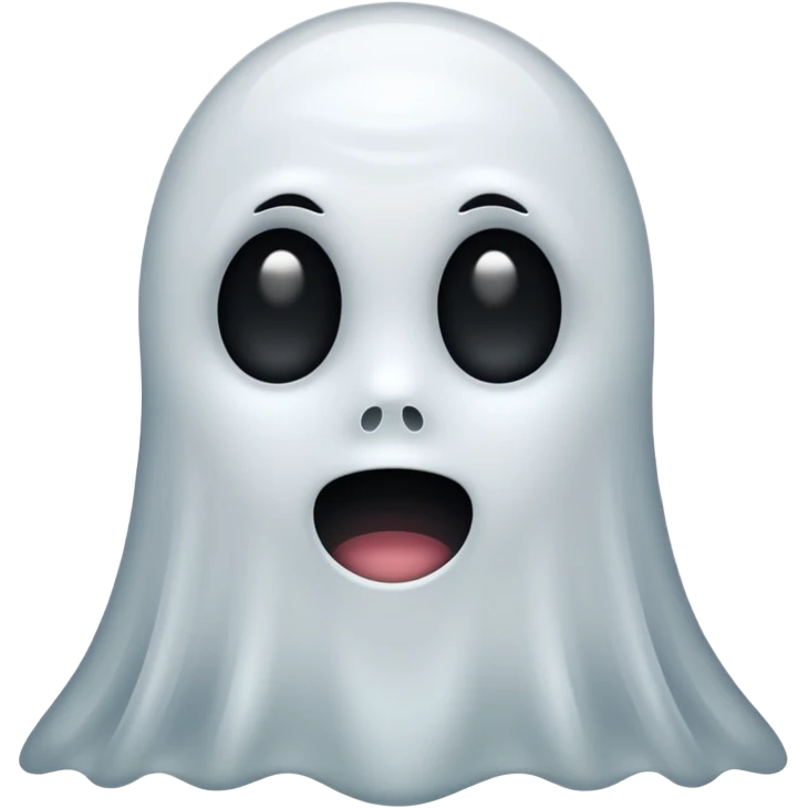 A ghost saying 67 emoji