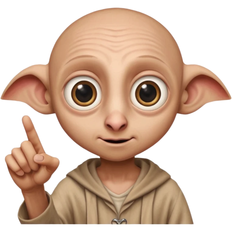 Incredibly shocked wow react image of dobby  emoji