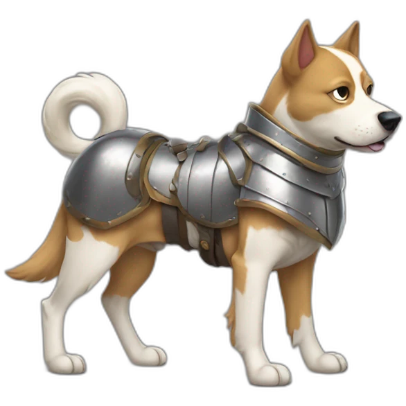 knight dog emoji