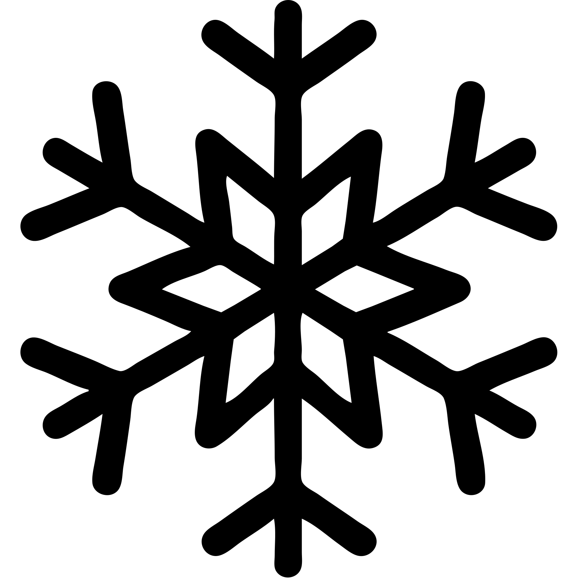 a mighty strong snowflake, powerful, bold, dynamic, with a sense of strength, thick black outlines emoji