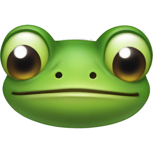 frog dude face one person emoji