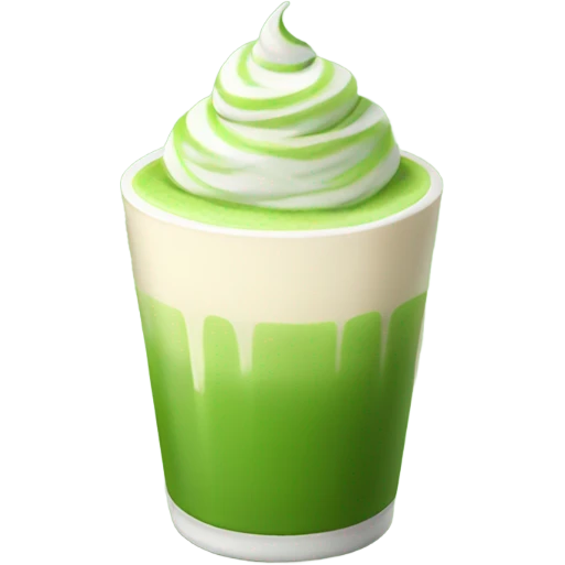Matcha latte  emoji