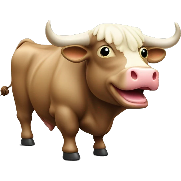 bull market share price going up emoji