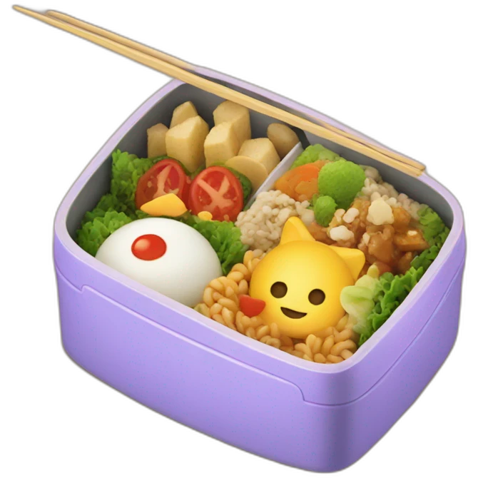magical bento box emoji