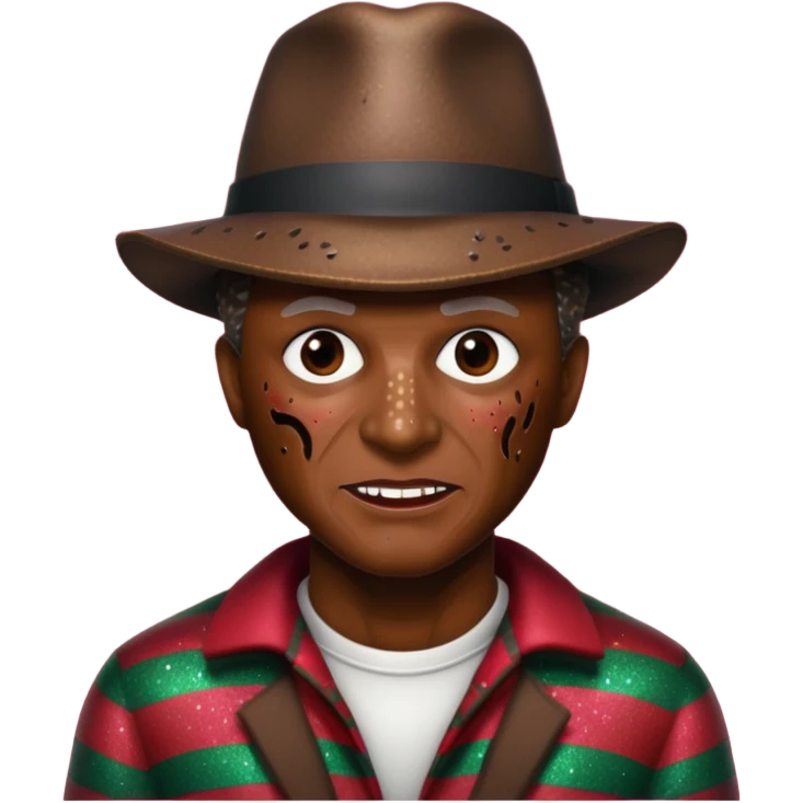 glitter freddy krueger emoji