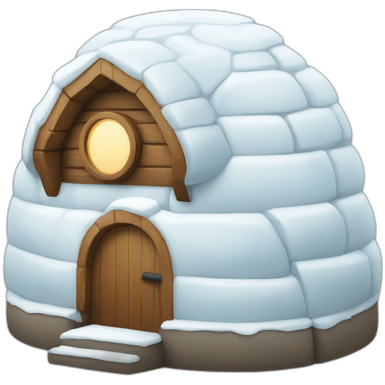 igloo thinking face emoji