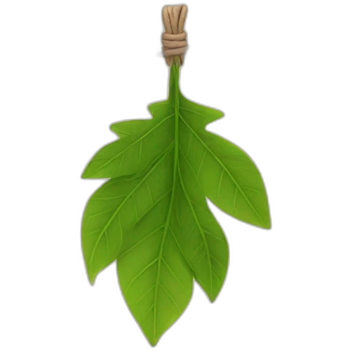 Leaves on a string emoji