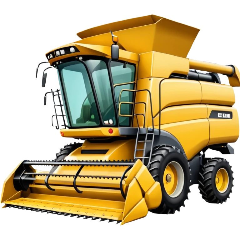 combine harvester emoji