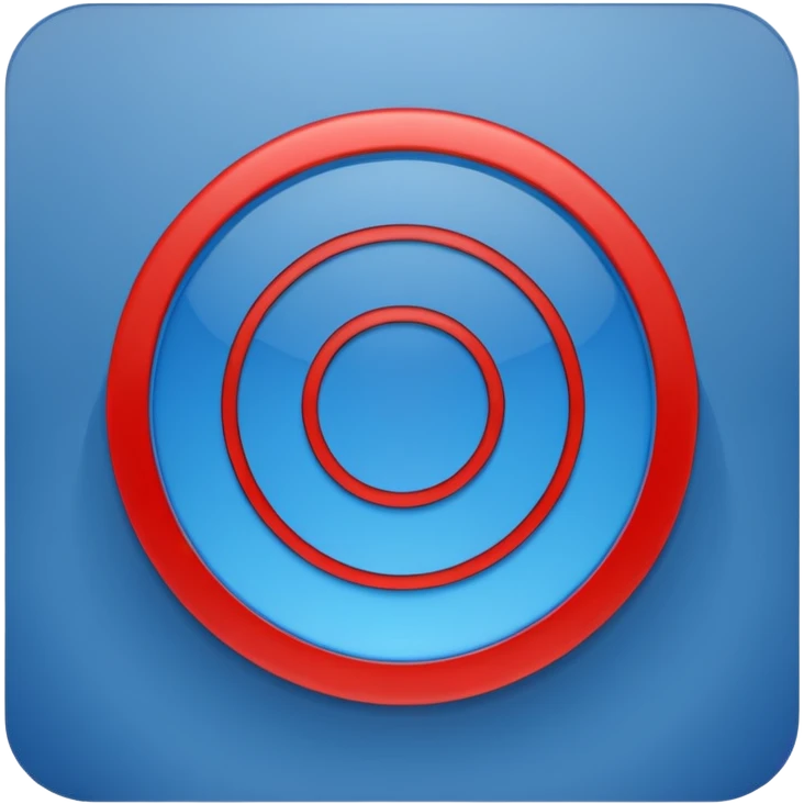 circle diagram 98% blue 2% red emoji
