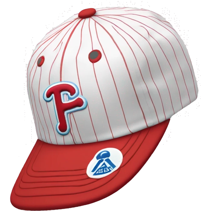 Floating Philadelphia Phillies, baseball hat, flat brim emoji