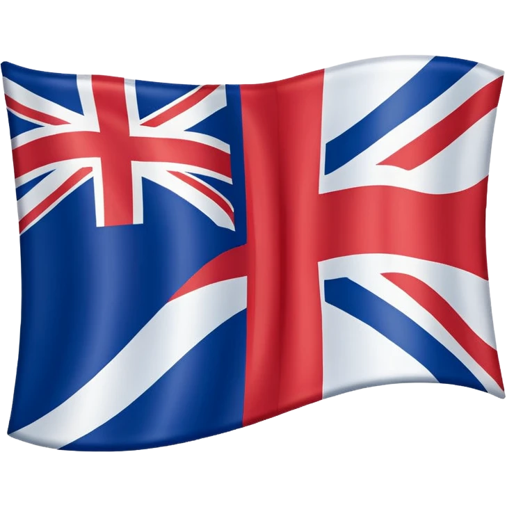 Half england half south Korea flag emoji