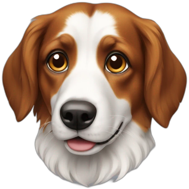 a kooikerhondje dog emoji