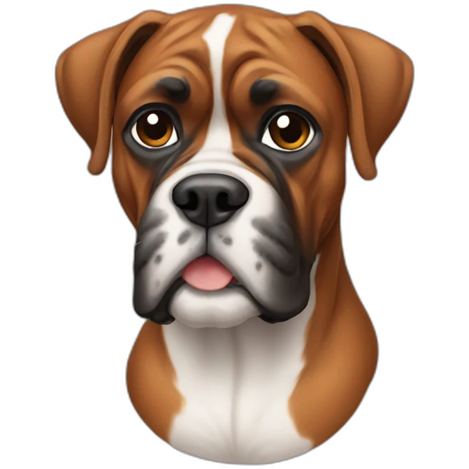 Boxer dog emoji