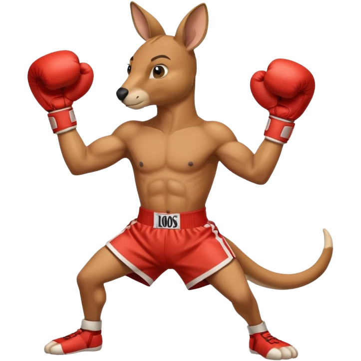 Kangaroo boxer  emoji
