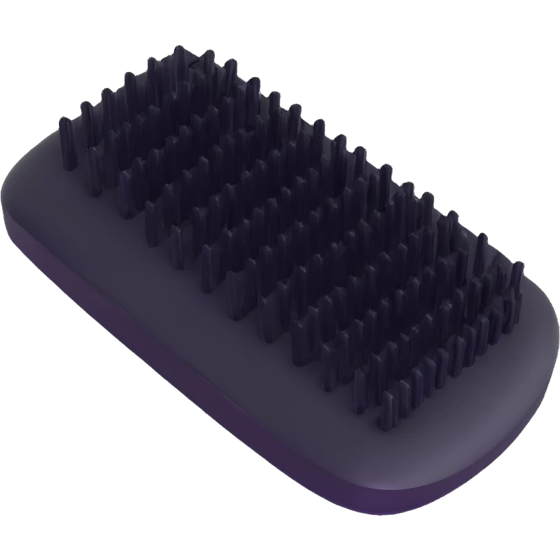 air cushion comb for hair with flexible base emoji