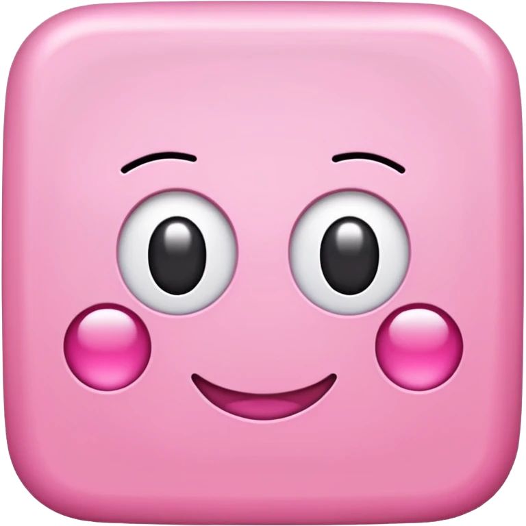 Pink square with 'OK' text emoji