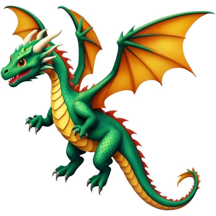 dragon flying emoji
