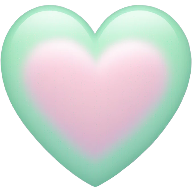 Pastel heart emoji