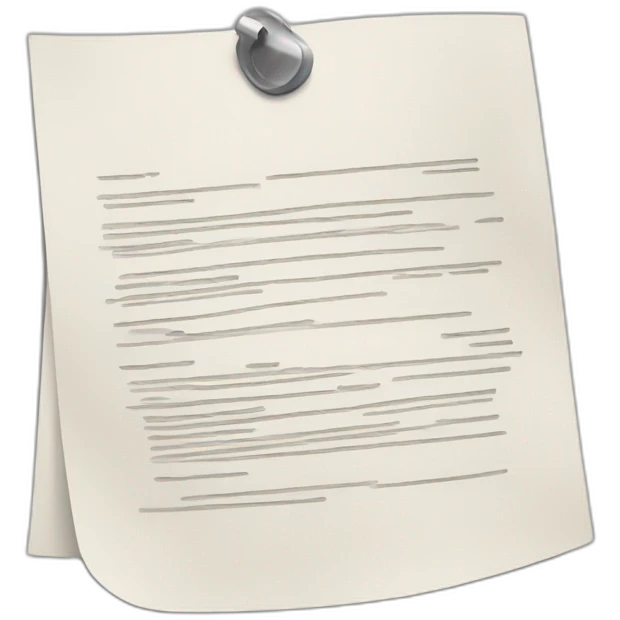 document with text Anmeldung emoji