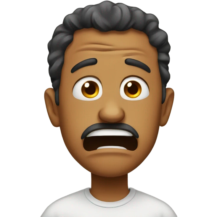 Distraught  emoji