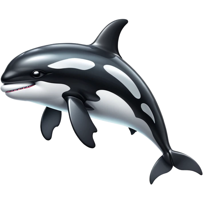 metal cybernetic orca emoji