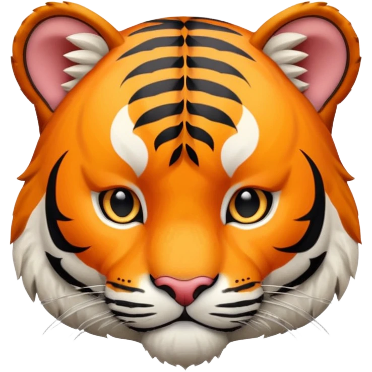 Quiero un tigre mezclado con la bandera cubana. Porque no apodan el tiger y soy de cuba emoji