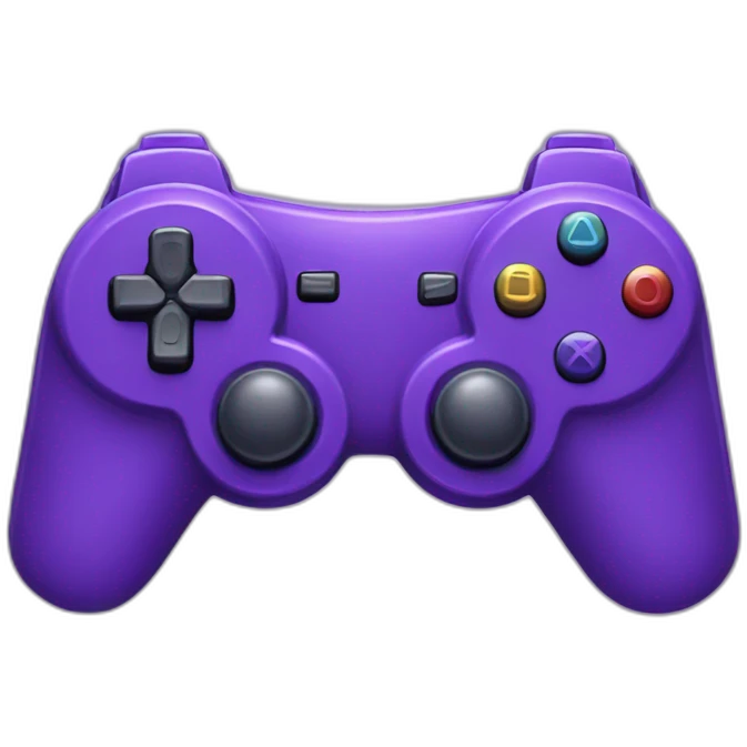purple game controller emoji