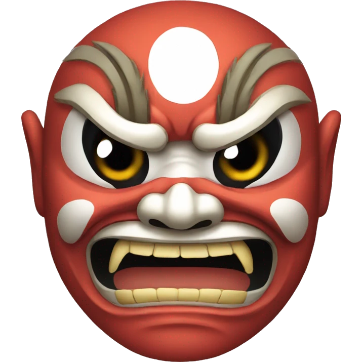 Japanese mask yokai emoji