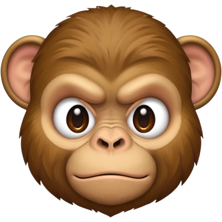 grumpy monkey emoji